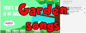 Garden animal songs
