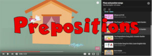 Prepositions songs