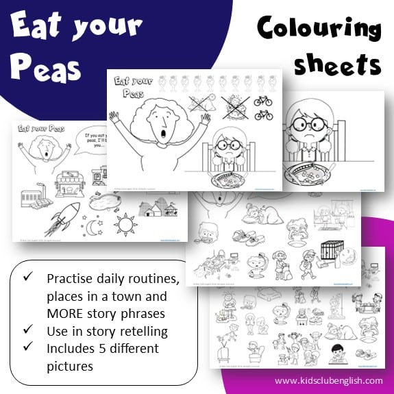 Eat your Peas Activities Bundle - Kids Club English