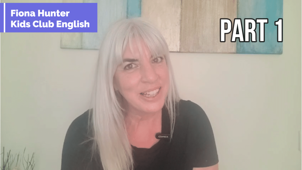Less planning for EFL Kids Teachers Part 1 - Thumbnail with video Part 1 and Fiona Hunter smiling at the camera.