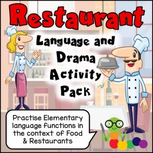 Restaurant Drama and Language Activity Pack cover