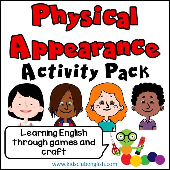 Describing physical appearance Activity Pack cover